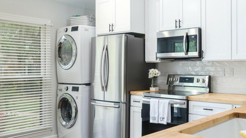 Appliances in the kitchen repaired 
